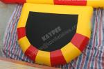 D shape water trampolin,half moon water trampolinme, jumper trampoline