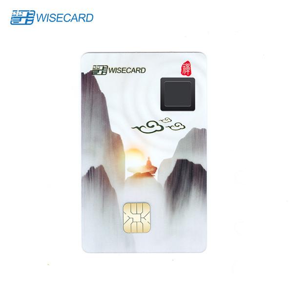 Cheap Biometric Smart Card Access Control , Fingerprint Payment Card for sale