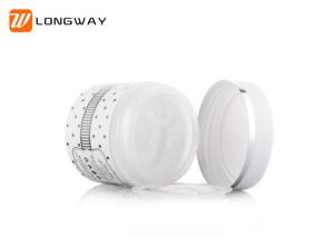 Quality 30g double layer plastic makeup cream jar,empty cosmetic powder container,lotion gel cans wholesale