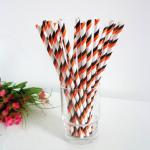 Hot sale Party Decorate food grade material Colorful Paper Straws wholesales