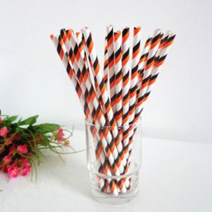 Quality Drinking paper Straw in strip design wholesale