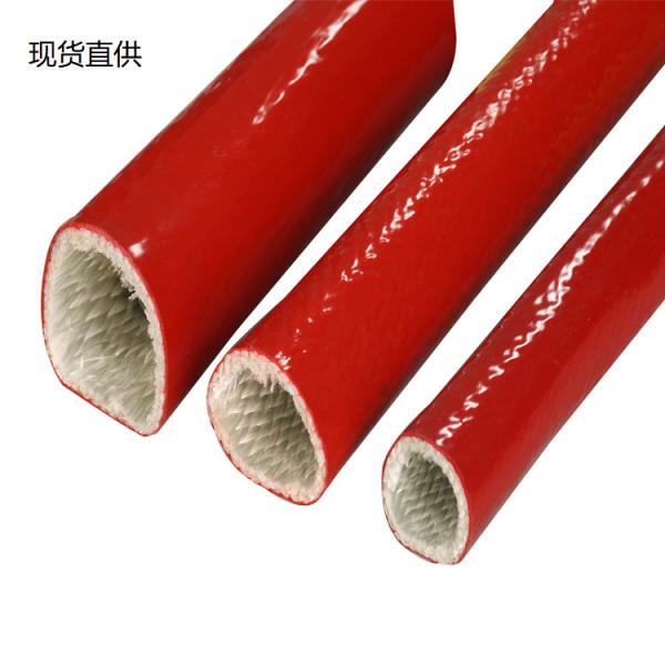 Soft Elastic Fiberglass Insulation Sleeving High Temperature Silicone Wire