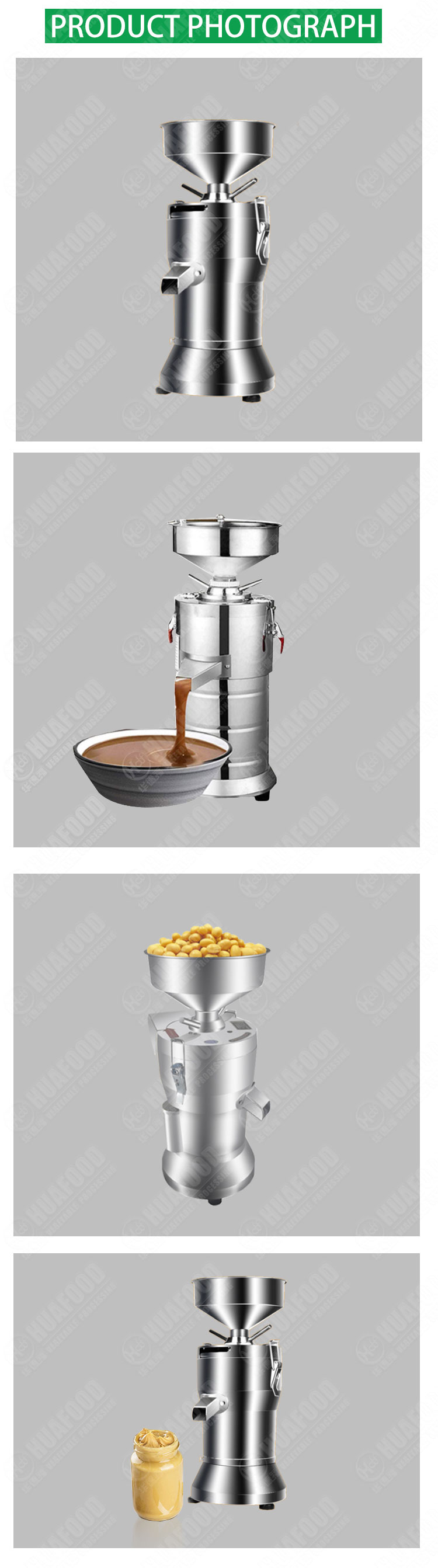15KG/H mini house use sesame paste tahini machine /peanut butter grinding machine
