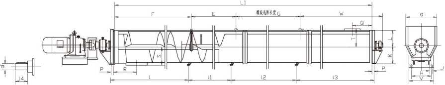 Fire Resistant Cement Screw Feeder Stainless Steel With High Efficiency