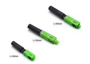 Quality FTTH Drop Cable Fiber Optic Fast Connector Pre - Polished 50mm Made On - Site wholesale