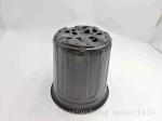 Series 6 Black plastic plant pot BN170
