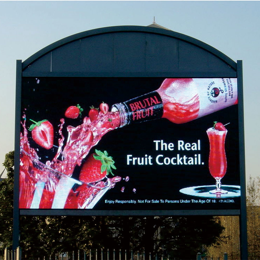 High Brightness 5500-6000nits P5 Waterproof Outdoor SMD LED Display with 1/8 Scan and Module Size 160*160mm