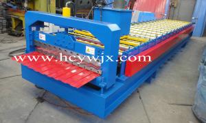 Quality Blue High Speed Roof Panel Roll Forming Machine / Roll Former wholesale