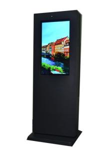 Quality IP65 Outdoor 32 inch LCD Kiosk , Floor Standing Touch Screen Kiosk 2500 nits wholesale