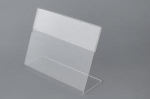 Quality Clear Acrylic Menu Sign Holders For Shop Display , Weather resistant wholesale