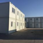 Triplex 40ft Shipping Container House , Modular Office Container House