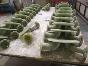Quality Polyester Resin GRP Plastic Flanges DN25 With Bolting Connection wholesale