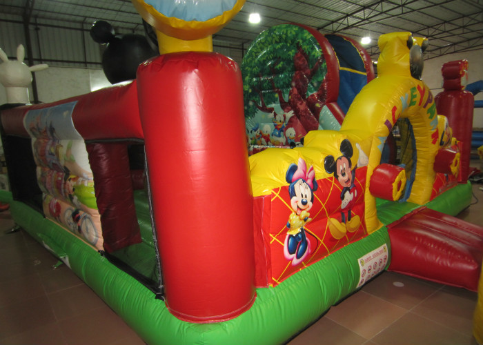 Classic inflatable mickey jumping house cheap price inflatable fun city