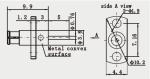 Push on SMP Female 2 Holes Flange Mount Connector