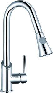 Quality Chrome Kitchen Sink Monobloc Taps 390Mm Height Long Lasting wholesale