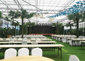 Quality PC Sheet Cover Material Modular Greenhouse Durable With Cooling System wholesale