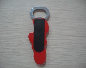 Quality High class customized design factory price 3d PVC bottle opener wholesale