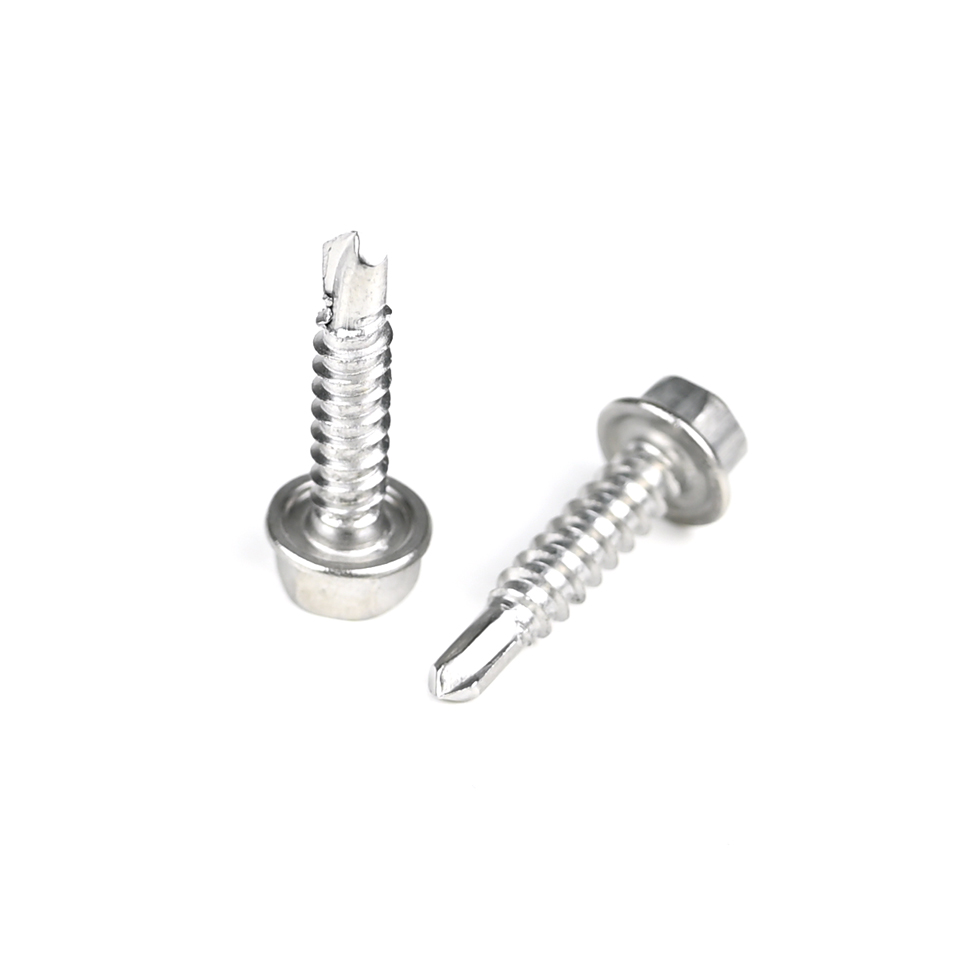 Stainless Steel 410 Self Drilling Screw Hex Washer Head for Metric Measurement System