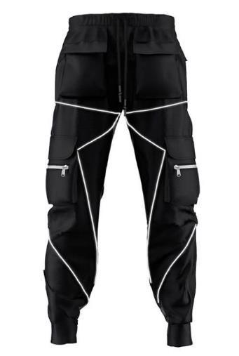 Small Quantity Garment Manufacturer Sports Trousers Velcro Slacks With