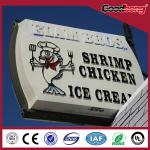 Advertising restaurant shop sign, advertising sign , shop billboard