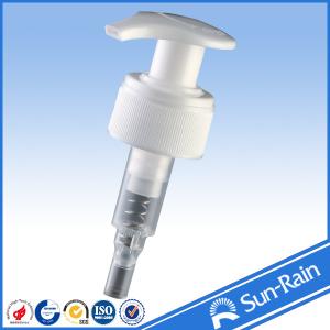 Quality 24 / 410 White plastic lotion pump top for cosmetic , shampoo dispenser pump wholesale