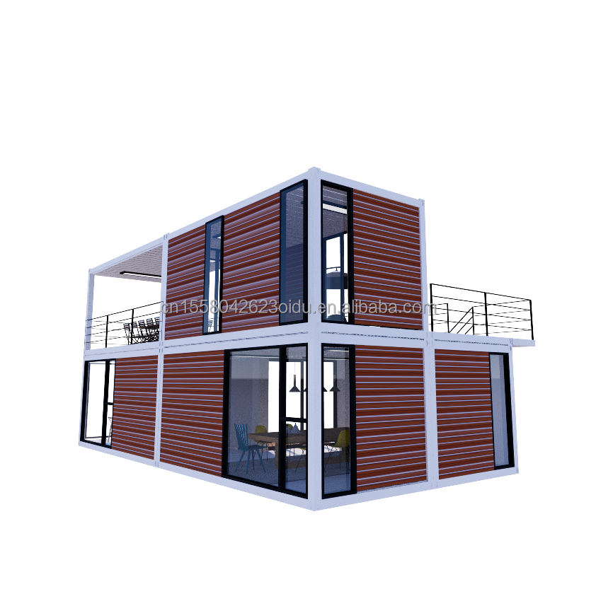 Galvanized Steel Bending 40ft Container House Flat Pack Mobile Prefabricated Tiny Home with 3 Bedroom in High Demand