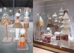 Eco Friendly Shop Display Christmas Decorations Xmas Tree Customized Holiday