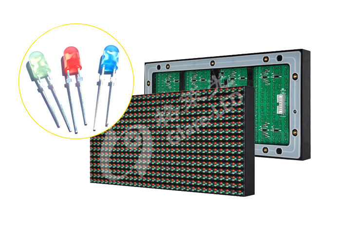 320x160x32mm P20 Dip Led Display Module For Outdoor Advertising HUB40 Port