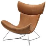 Wing back boconcept imola chair with ottoman Leisure Lounge chair