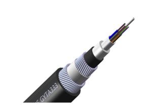 Quality Double steel wire armored fiber optic cable Aluminium FE sheath wholesale
