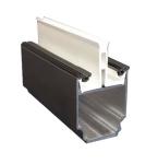 Skylight Sliding Greenhouse Roof Glazing Aluminium Profiles in mill finish ,