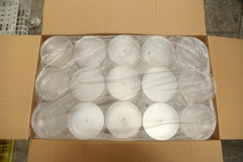 Food Grade Transparent Plastic Jar With Crown Cover PET 67 Material