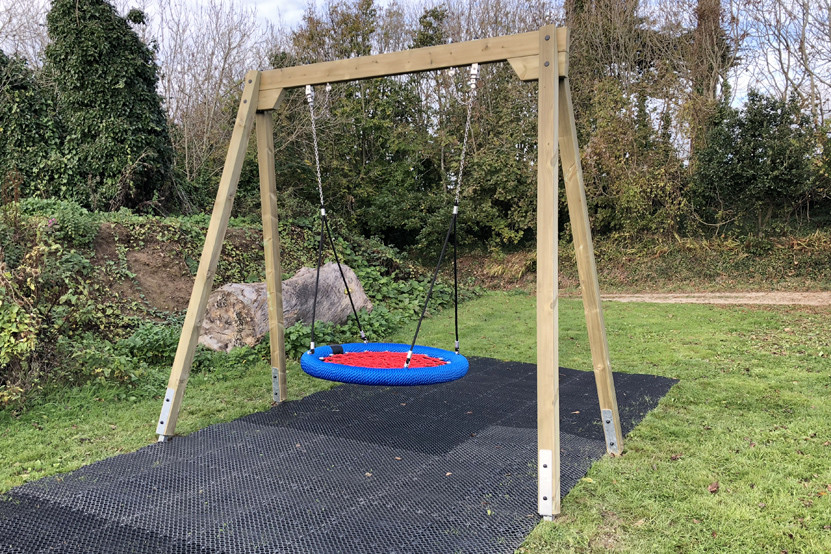Round Spider Web Playground Net Swing 100cm For Kids Adults
