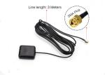High Gain Black GPS Navigation Antenna 1575.42MHZ Active 28 - 30dBi Gain For Car