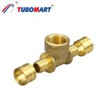 Corrosion Resistance Pex Pipe Crimp Fittings 1/2 Inch Plumbing Crimp Connectors