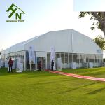 Aluminum Structure 30x50 Canopy Tent Glass Wall 2000 People Polygon Roof