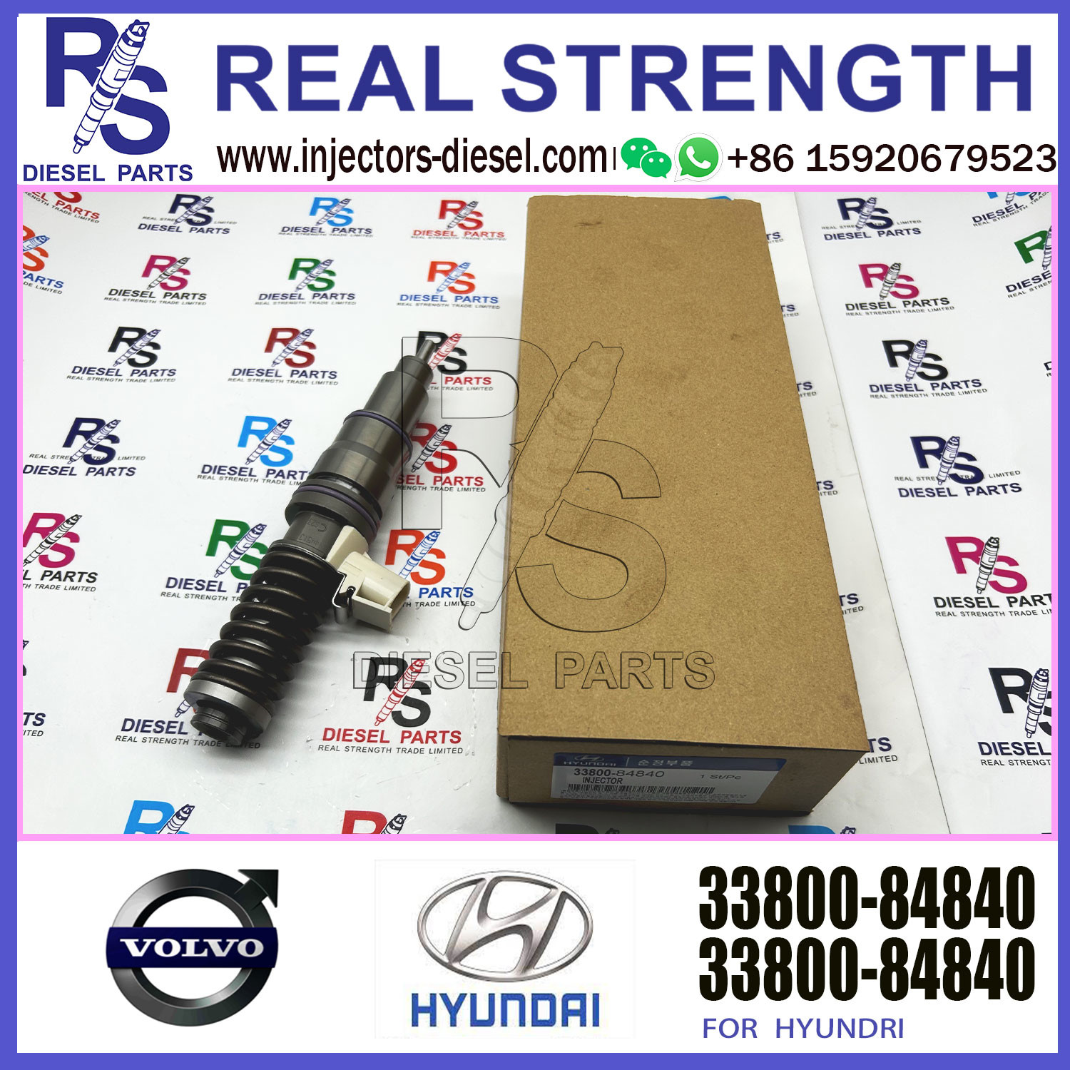 63229465 33800-82000 63229466 33800-84820 ELIC Engine Common Rail Fuel Injector 63229467 33800-84830 63229468 33800-8484