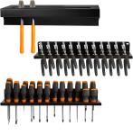 Commercial Buyers Wall Mount Workshop Metal Screwdriver Organizer for Cordless