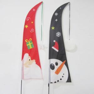 Quality Christmas garden Fag Santa Claus and snowman wholesale