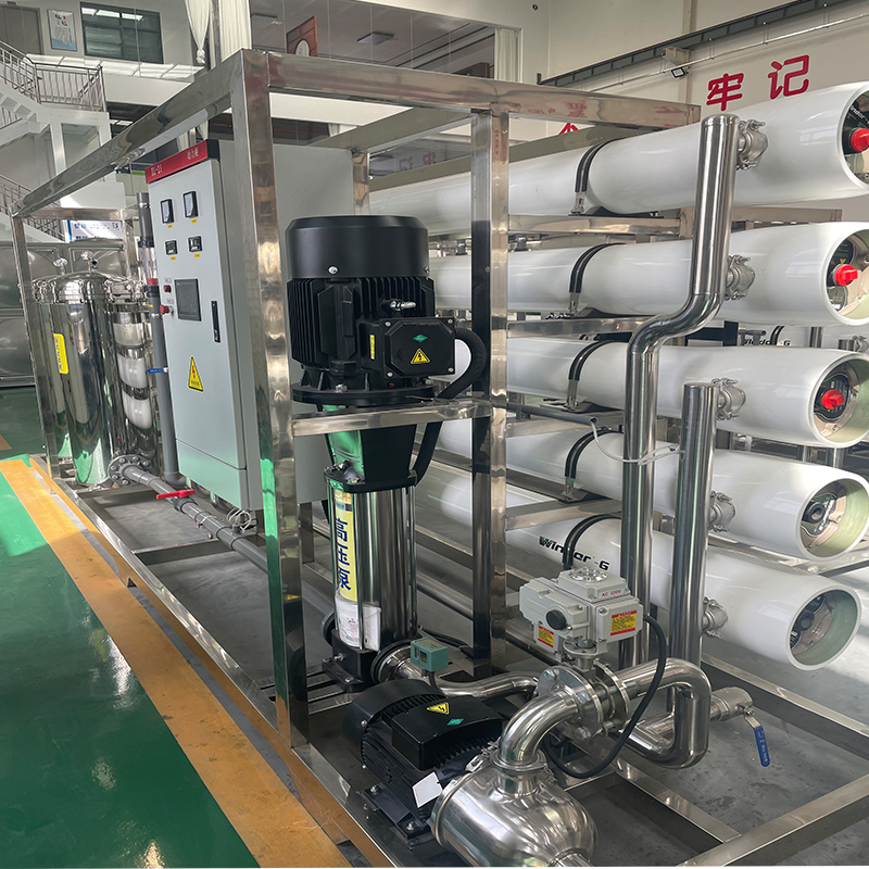 Borehole Well Saline Water Treatment Machines with Wooden Case Reverse Osmosis Filter