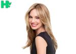 Fashion Blonde Heat Resistant Synthetic Wigs No Shedding No Tangle