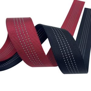 Quality ISO9001 Polypropylene Webbing Strap 38mm Red Nylon Webbing wholesale