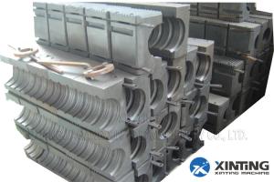 Quality Round Plastic Pipe Manufacturing Machine , Corrugated Pipe Line With Block wholesale