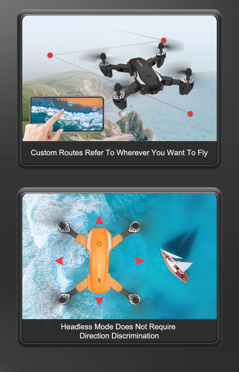 HUGTEC DM96 Night Flight Drone With Led Long Flight Time e88 One-Key Takeoff/Landing Drone Education for Education Study