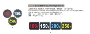 Quality Plastic Yardage Markers wholesale