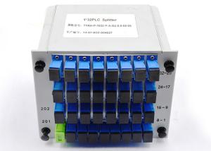 Quality 1x32 SC UPC Fiber Optic Splitter For Termination Box Low Insertion Loss wholesale