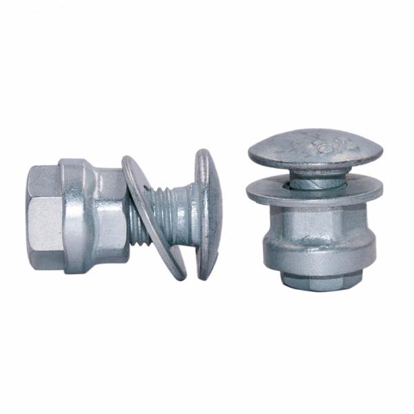 Galvanized Guardrail Accessories Bolt And Nut For Anti-terrorism Traffic Barrier