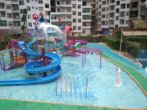 Quality Residential Playground Water Slide Aqua Park Fiberglass Water House For Children wholesale