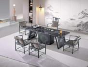 Minimalist Natural Marble Stone Tea Table Coffee Table Living Room Simple Modern