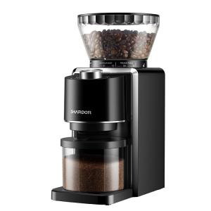 Quality Ultra Fine Professional Conical Burr Coffee Grinder Coarse 35 Setting LED Light wholesale